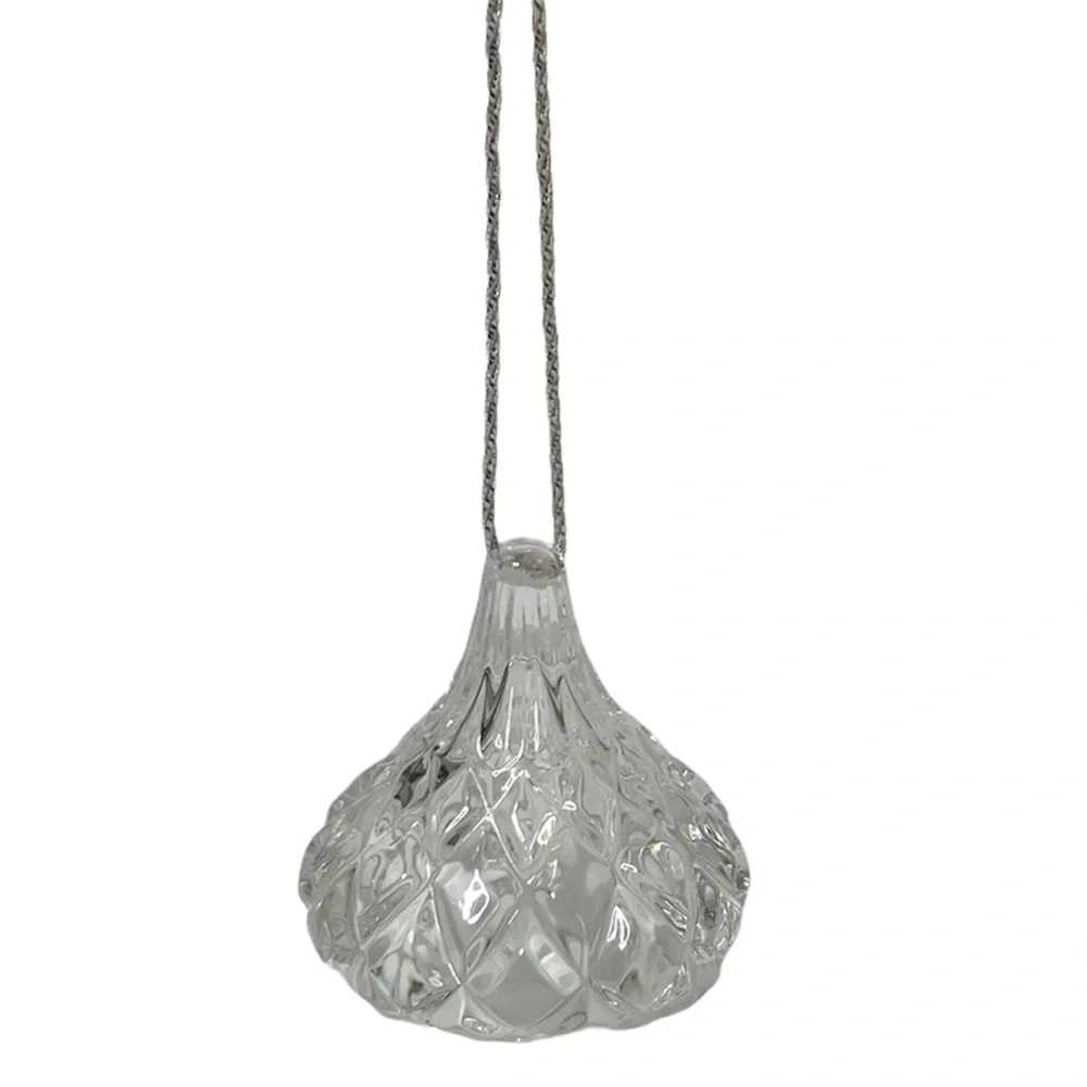 Crystal Kiss Made In Germany Ornament Hershey Kiss Full Lead Jonal Crystals
